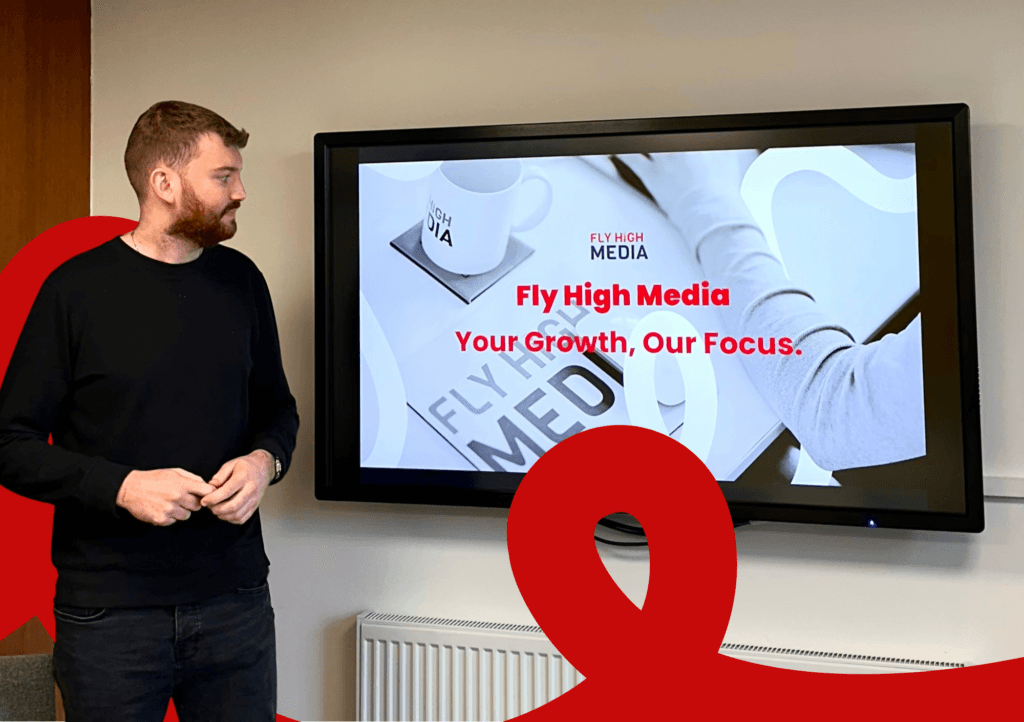 fly high media new tagline